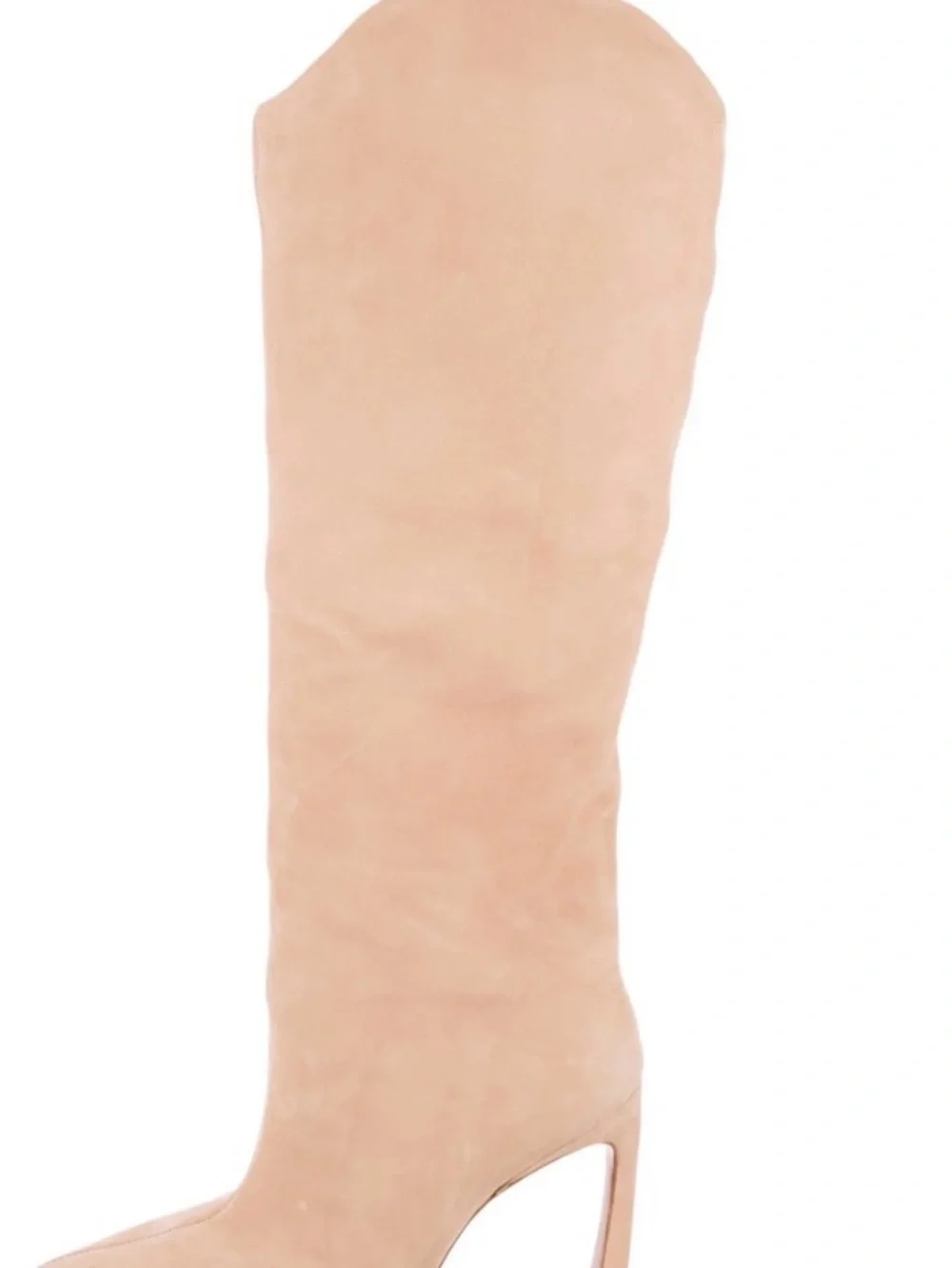 SCHUTZ Maryana Sculpt Suede Over-the-Knee Pointed-Stiletto Boot